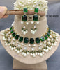 Moissanite Mehandi Necklace Sku 6550 rchiecreation