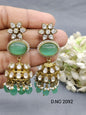 Moissanite Mehandi Jhumki Earring Sku 2092 rchiecreation