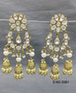 Moissanite Mehandi Earrings Sku 2081 rchiecreation