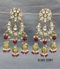 Moissanite Mehandi Earrings Sku 2081 rchiecreation