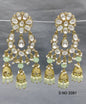 Moissanite Mehandi Earrings Sku 2081 rchiecreation