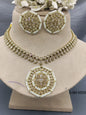 Polki Mehandi Necklace Set Sku 6553 rchiecreation