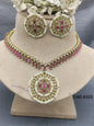 Polki Mehandi Necklace Set Sku 6553 rchiecreation