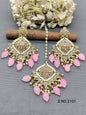 Polki Mehandi Earring & Tica Sku 2101 rchiecreation