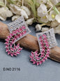 Cz ad Rodium earrings Sku 2116 rchiecreation