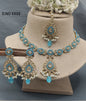 Polki Mehandi Necklace Set Sku 6535 rchiecreation