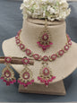 Polki Mehandi Necklace Set Sku 6535 rchiecreation