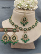 Polki Mehandi Necklace Set Sku 6535 rchiecreation