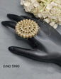 Polki Mehandi Finger Ring Sku 5990 rchiecreation