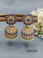 Polki Mehandi Jhumki Earring Sku 2097 rchiecreation