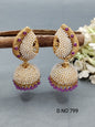 Pearl Golden jhumki Earrings Sku 799 D3 rchiecreation