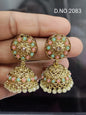 Polki Mehandi Jhumki Earring Sku 2983 rchiecreation