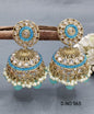 Polki Mehndi Earring Sku 565 A4 rchiecreation