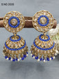 Polki Mehandi Jhumki Earring Sku -2035 A3 rchiecreation