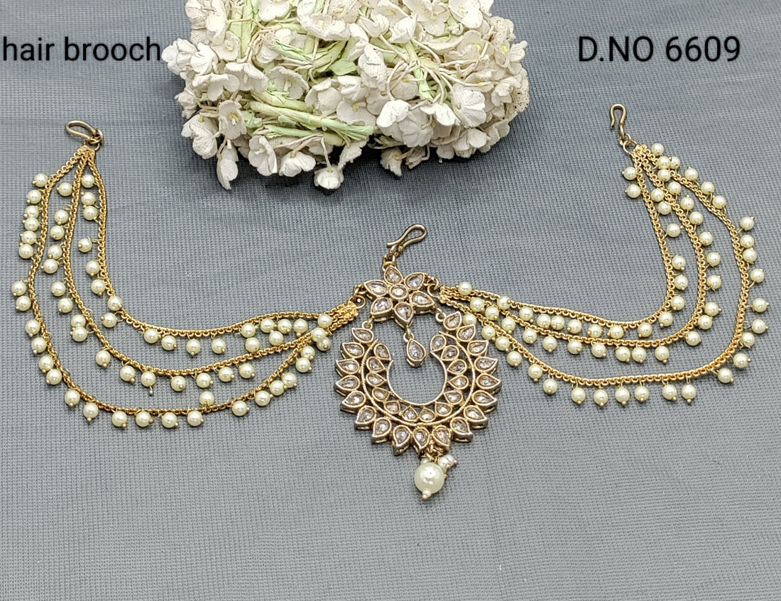 Mehandi Design Broch Hair Brooch – rchie creation llp