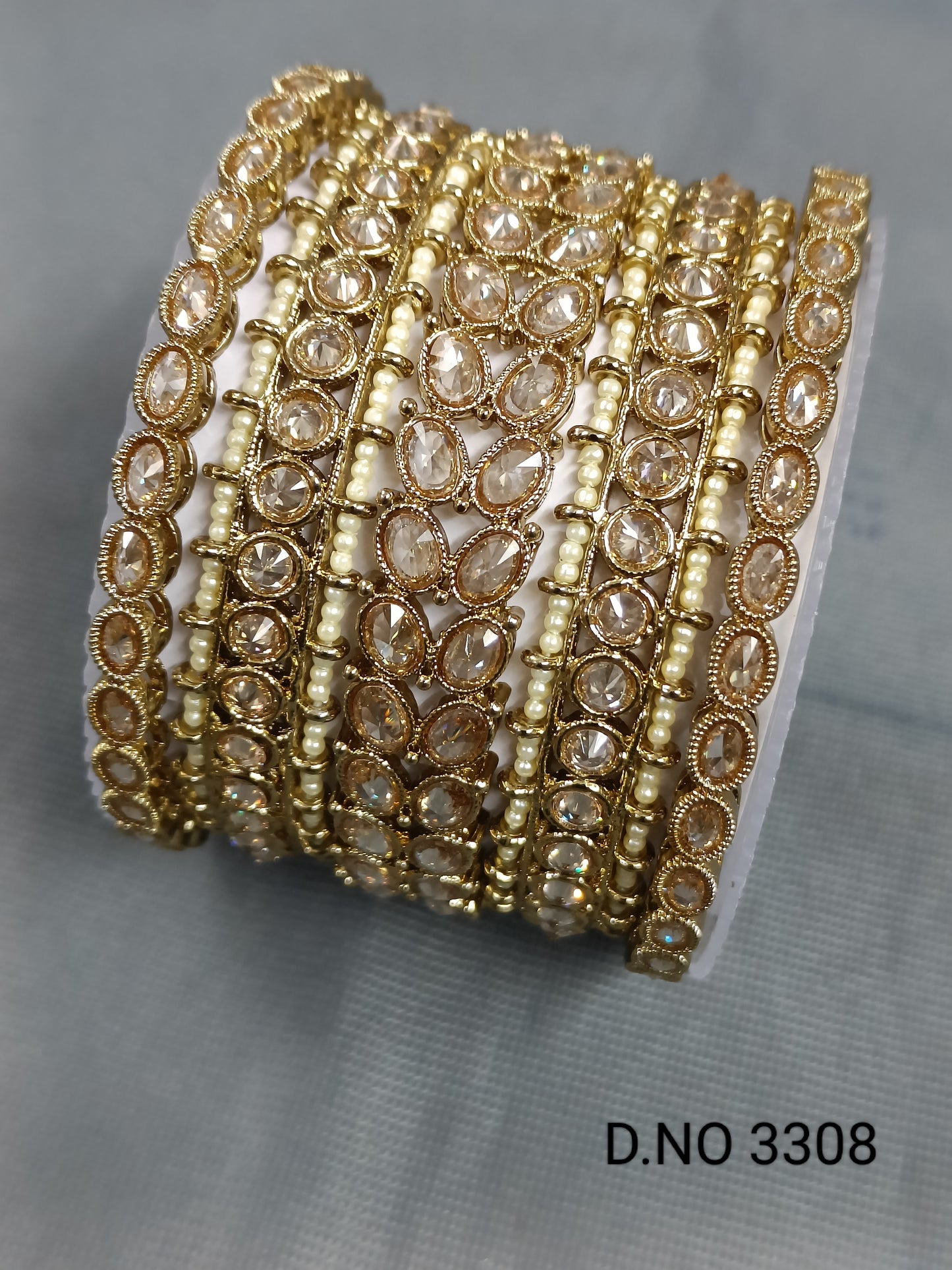 Polki Mehandi chuda Bangles Sku 3308 rchiecreation