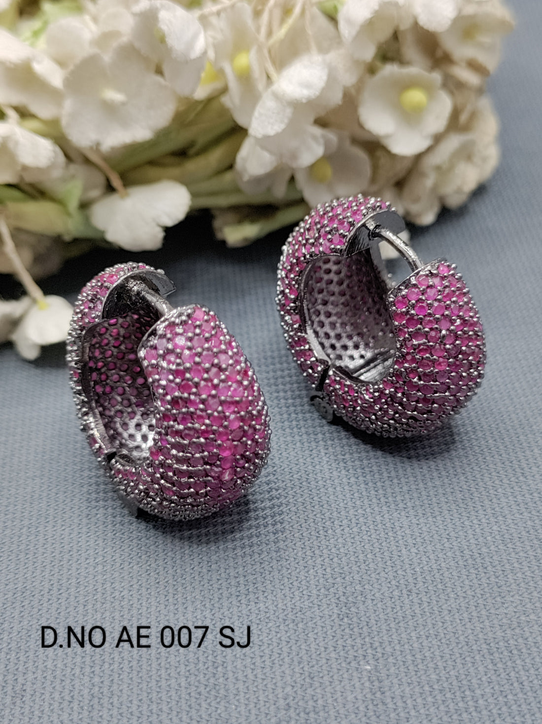 Cz Ad Victorian Earrings Sku AE 007 SJ rchiecreation