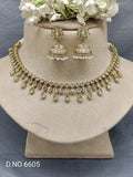 Polki Mehandi Necklace Set Sku 6605 rchiecreation