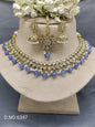 Beautiful Polki Necklace Sku 6347 B4 rchiecreation