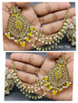 Polki Mehndi Bahubali Earring Sku-756 A4 rchiecreation