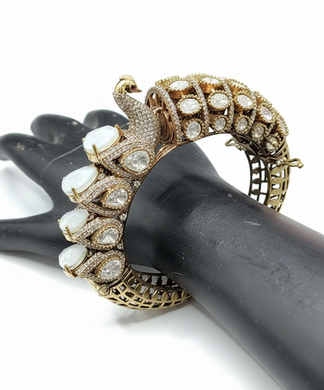 Moissanite Mehandi Opneble kada Sku KK 002 DK C4