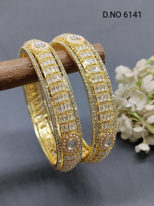 Golden Stone bangles Sku 6141 rchiecreation