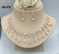 Cz Ad RoseGold Necklace Sku- AN 078 C3 rchiecreation