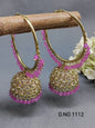 Mehandi Hoop Bali jhumki Earring Sku-1112 E1 rchiecreation