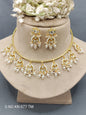 Kundan Golden Necklace Sku KN 077 TM rchiecreation