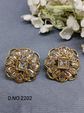 Polki Mehandi Tops & Stud Earrings Sku 2202 rchiecreation