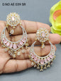 Cz Ad Golden Earrings Sku AE 039 SR rchiecreation