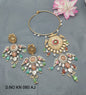 Kundan fusion Mala Necklace Set Sku KN 080 AJ rchiecreation