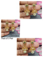 Antique Golden Jhumki Earring Sku AE 055 SG rchiecreation