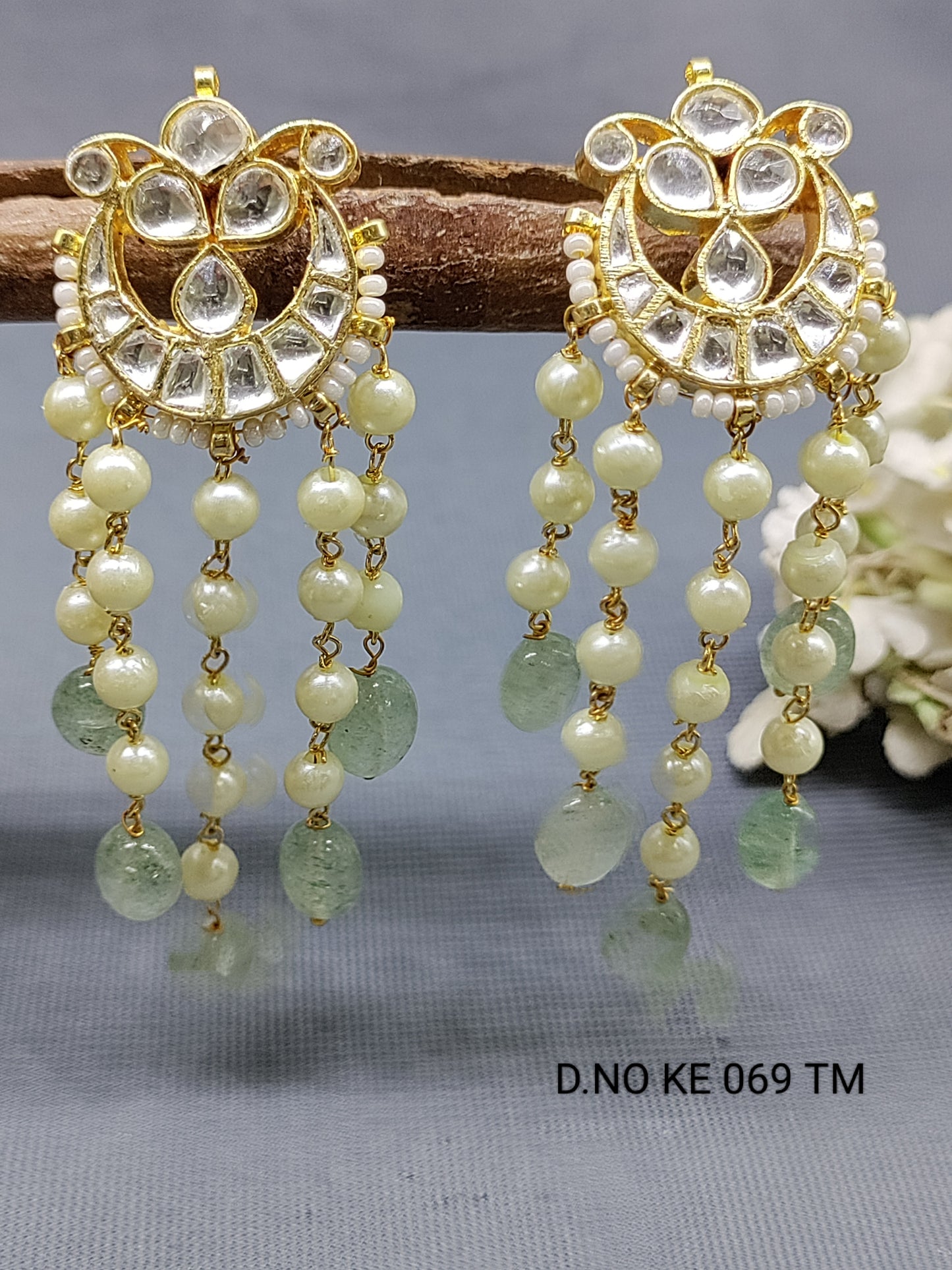 Pacchi Kundan Earring Sku KE 069 TM rchiecreation