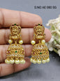 Cz Ad Antique Golden Jhumki Earring Sku AE 080  SG rchiecreation