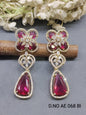 Cz Ad Mehandi Earrings Sku AE 068 BI rchiecreation