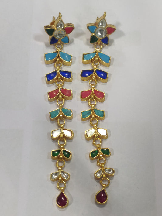 Pacchi kundan Earring AE 085 rchiecreation