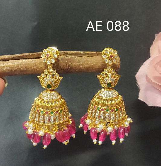 Antique Golden Earrings SKU-088 rchiecreation