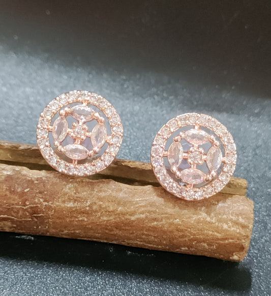 Rose Gold CZ Ad tops & Studs SKU-090 rchiecreation