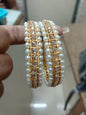 Polki Golden Bangles Sku 1948 F4 rchiecreation