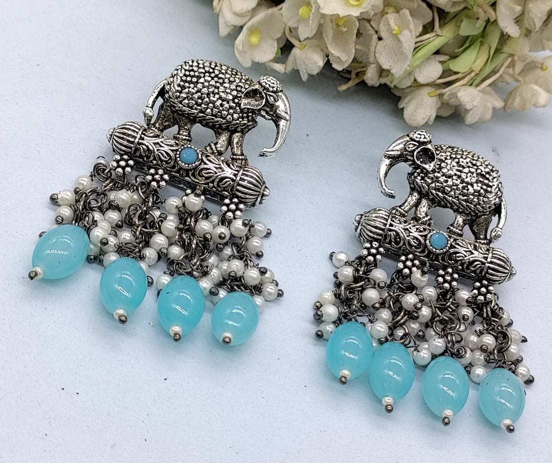 Victorian Polki Earrings Sku-5225 rchiecreation