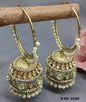 Mehandi Hoop Zhumki Bali Earing SKU-2189 rchiecreation