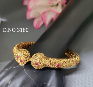 Antique Golden Openable Kada SKU 3180