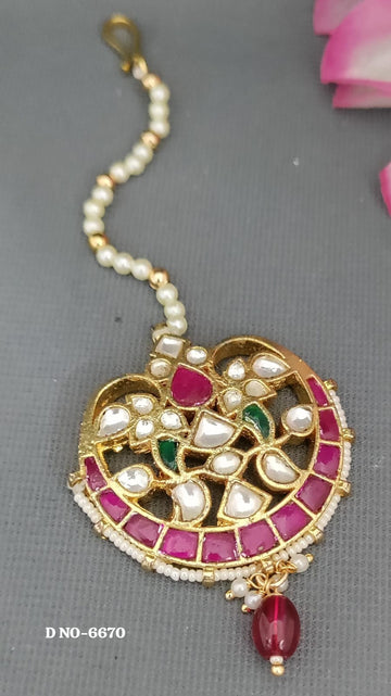 Pacchi Kundan Tikka sku 6670