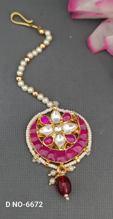 Pacchi Kundan Tikka sku 6672