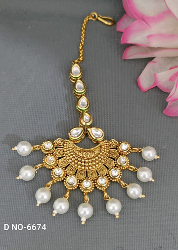 Pacchi Kundan Tikka SKU-6674