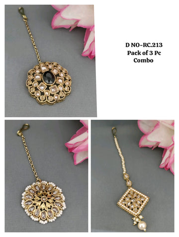 Mehandi Polki Tikka SKU RC 213 H-1