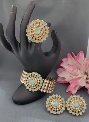 Mehandi Polki Combo sku RC 219 E-3