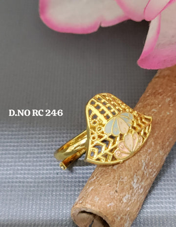 Golden Minakri Finger Ring SKU RC 246 E-4