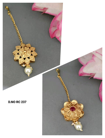 Antique Golden Tikka SKU RC 237 H-1